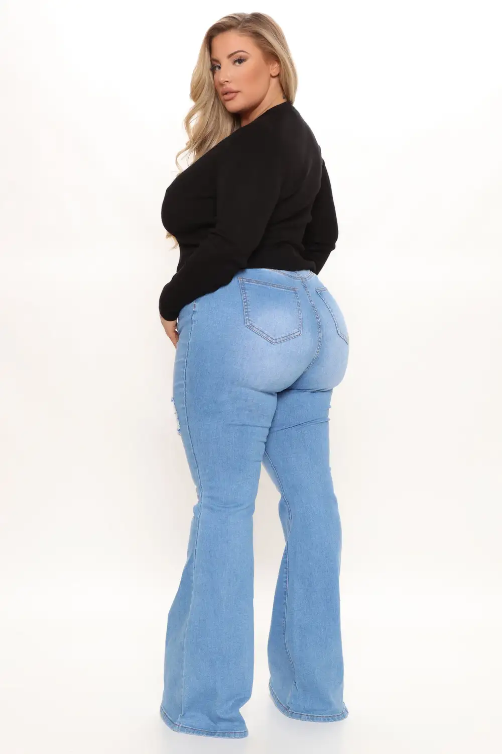 Kassie Button Sweater - Black