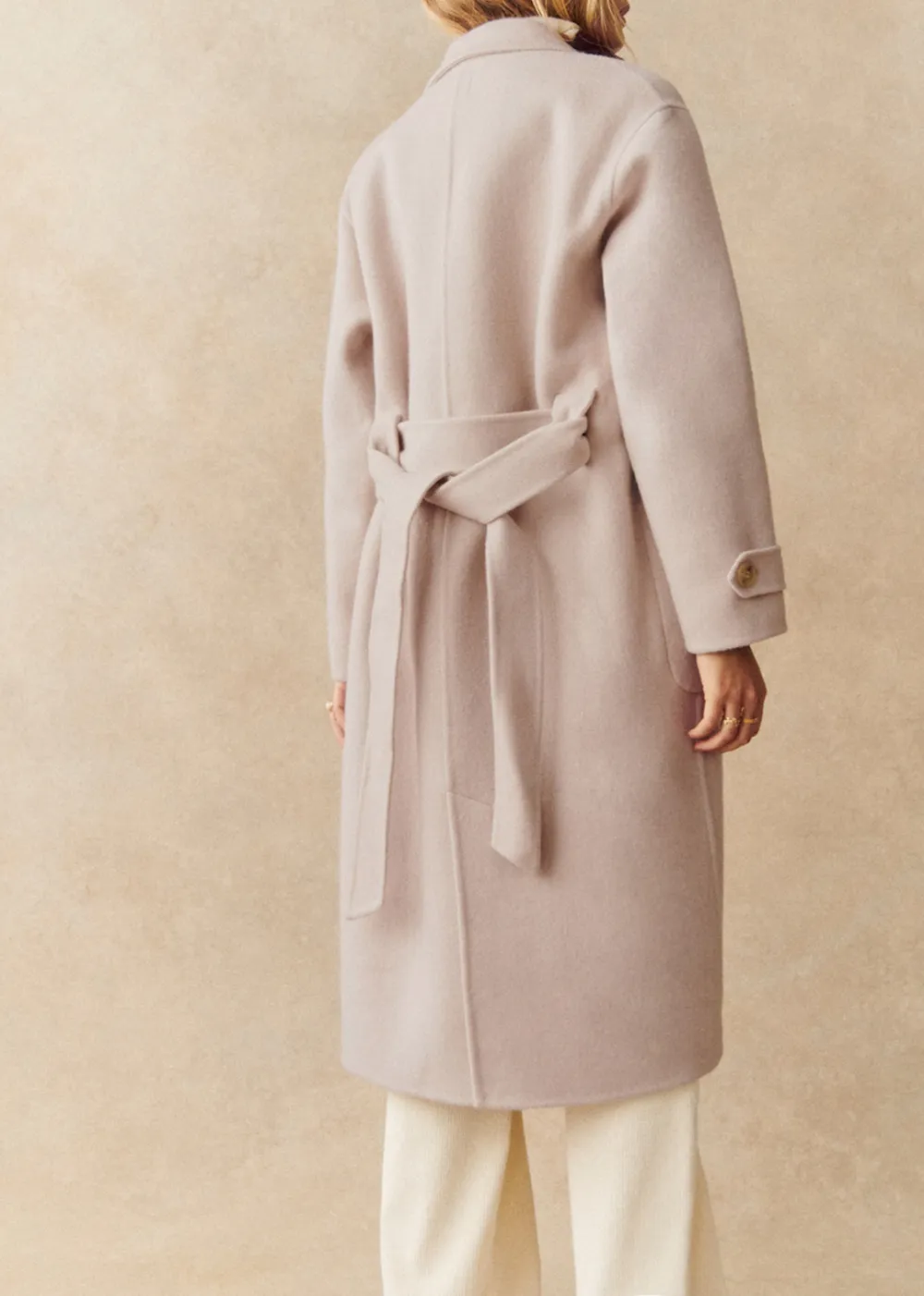 Long Double-Sided Wool Coat