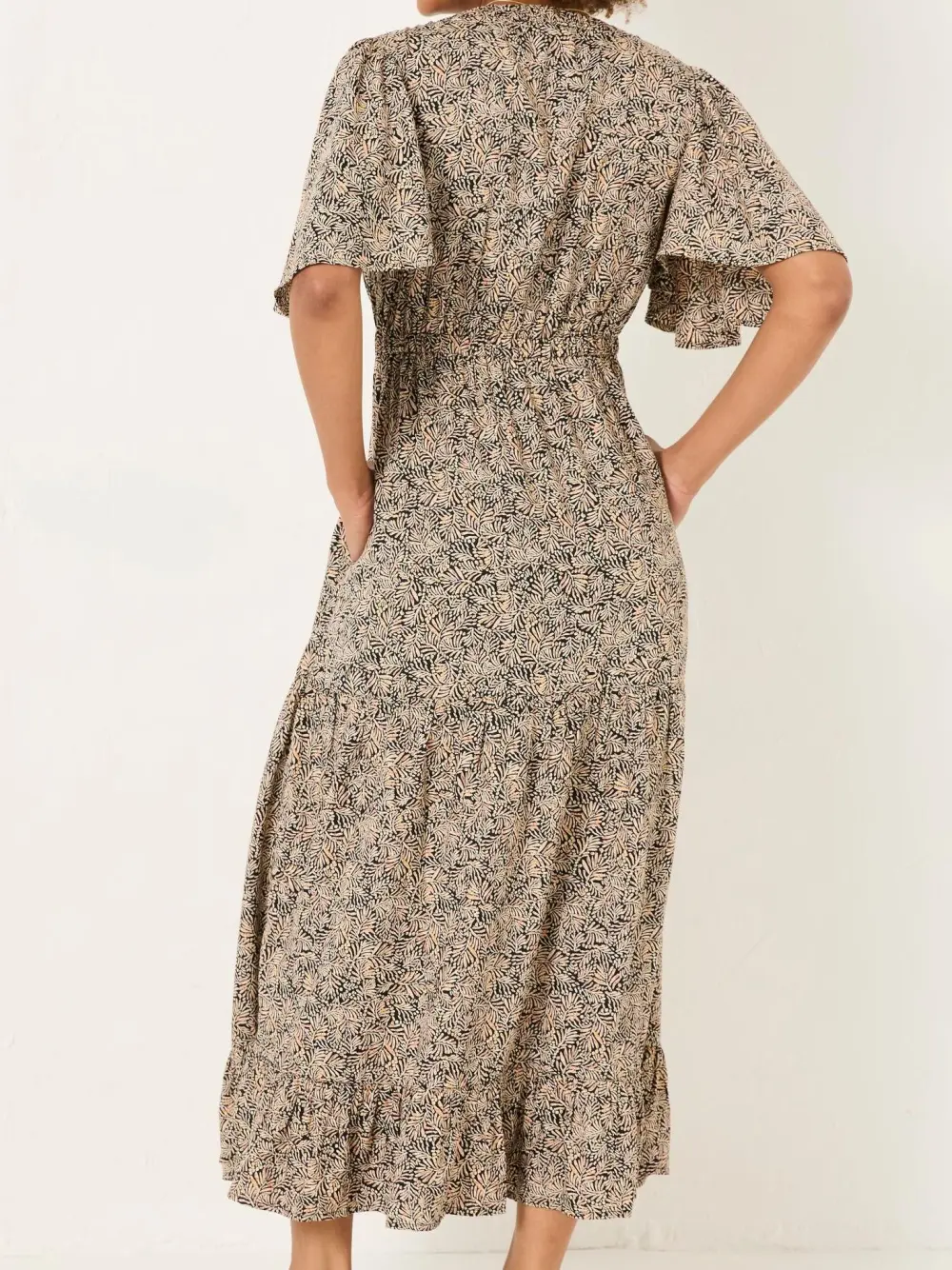 Black Grace Midi Dress