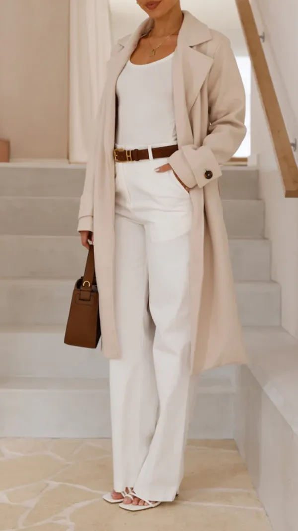 Padded Casual Long Jacket