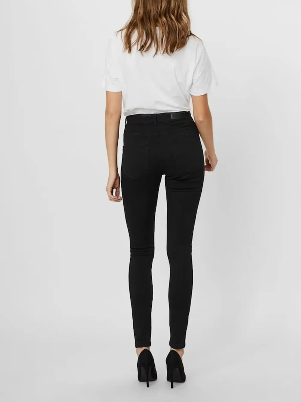 Skinny Mid-Waist Casual Style Jeans