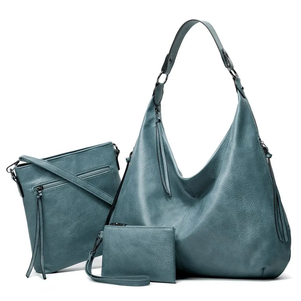 2023 New Women's Three-in-one Leather Bag