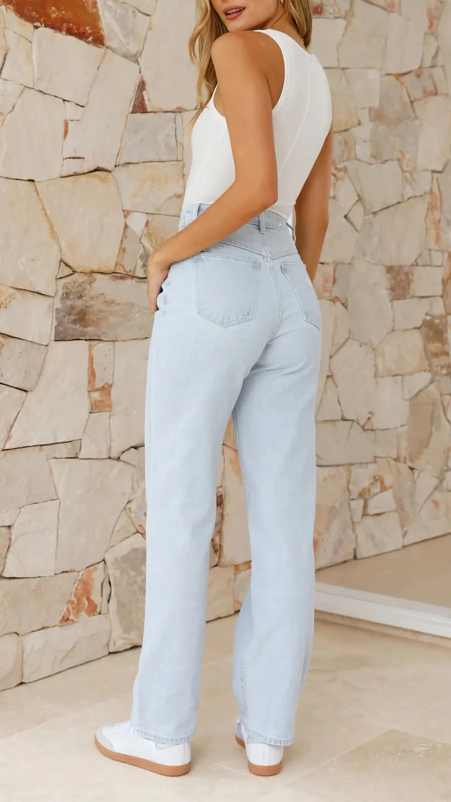 High Baggy Fit Jeans