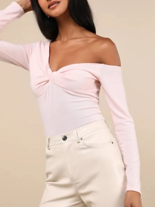 Twist Off-the-Shoulder Top