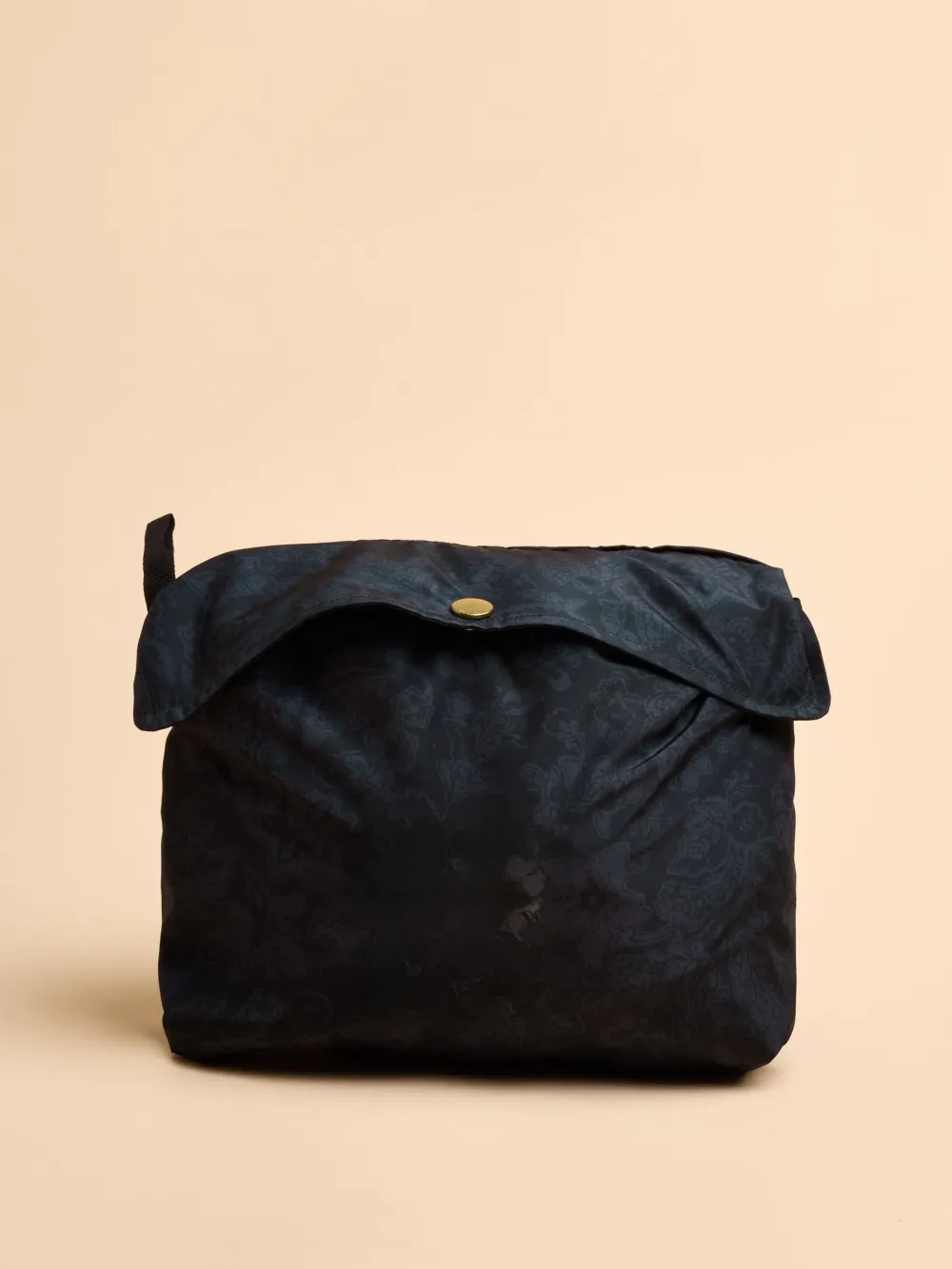 Black Waterproof Foldable Raincoat With Hood