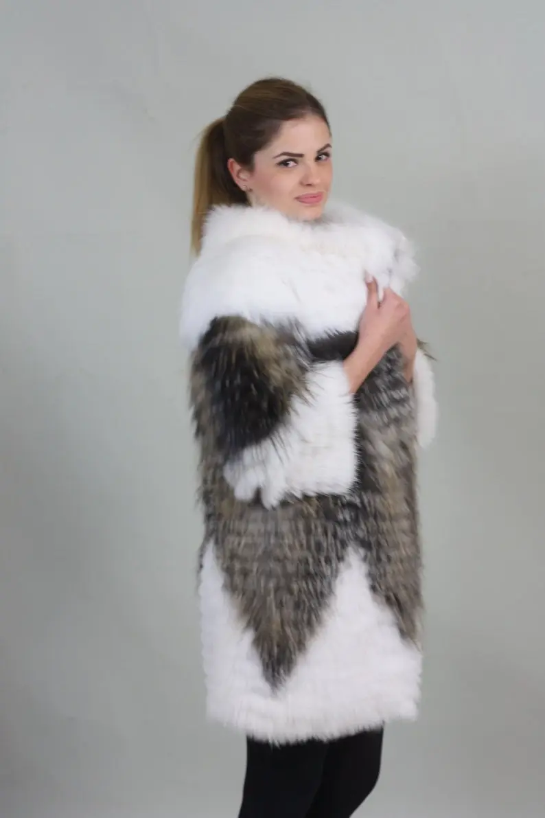 White fox with Crysta