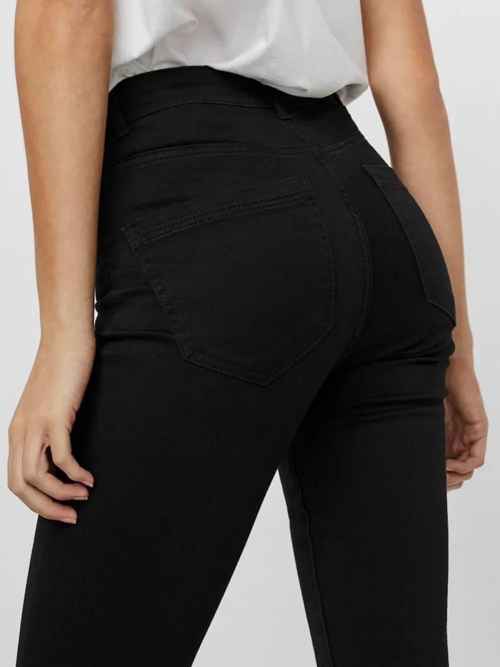 Skinny Mid-Waist Casual Style Jeans