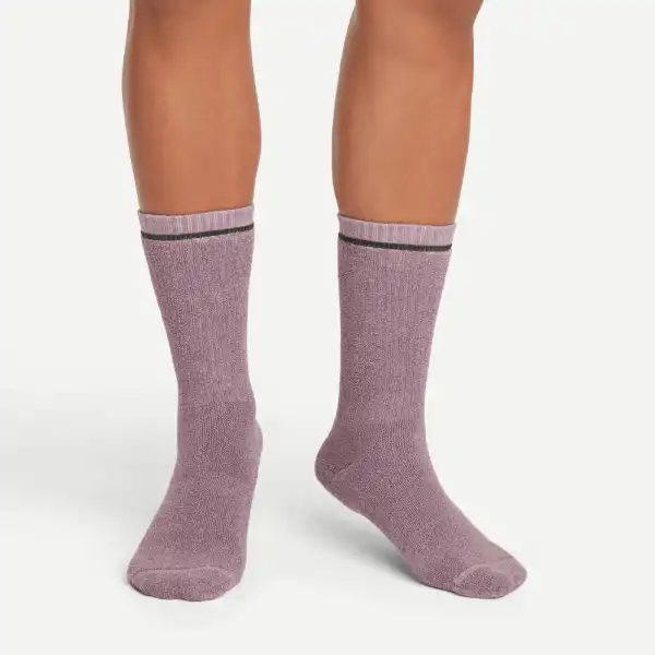 Women's Plush Terry Calf Sock 4-Pack Mixed