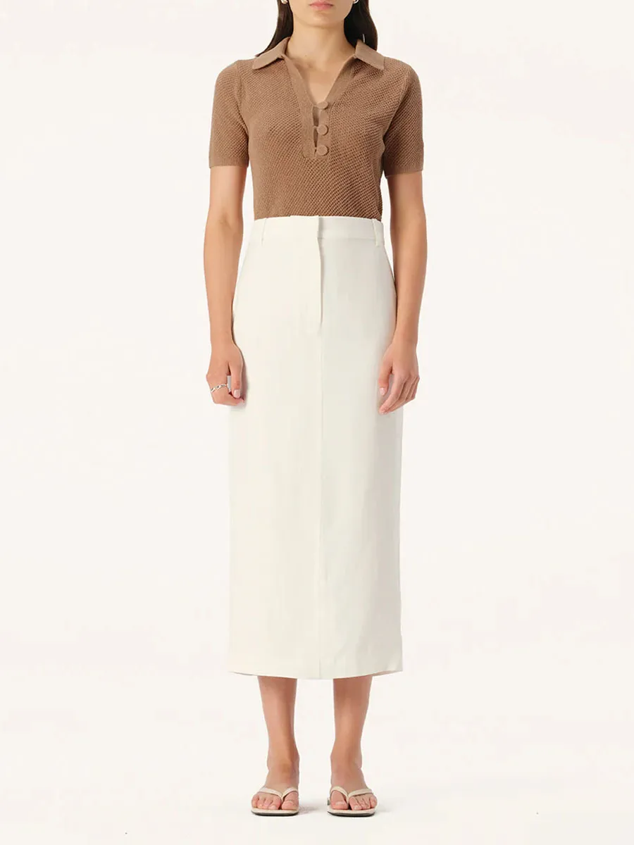 Casual Style Cotton Knit Top