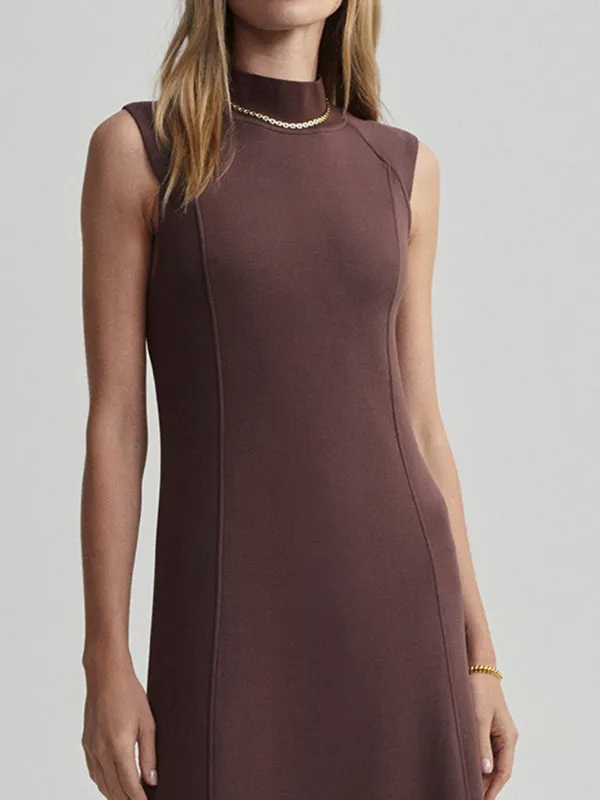 Slim Sleeveless Midi Dress