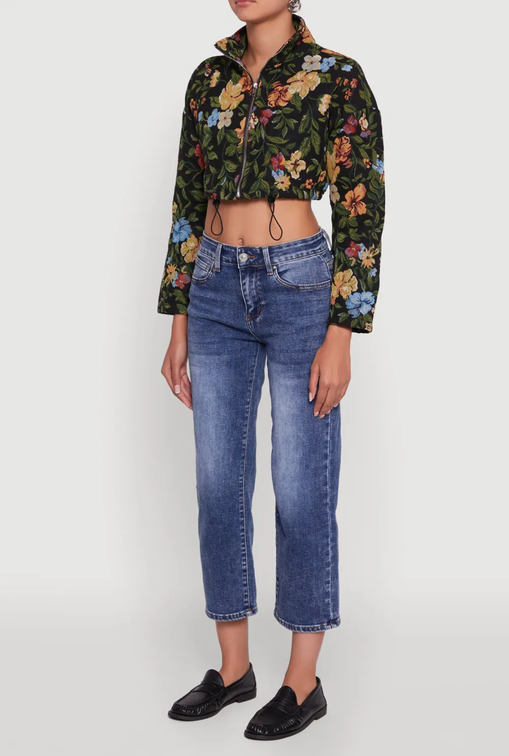 Drawstring Hem Jacket