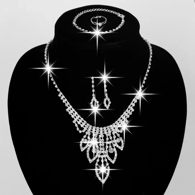 Bridal Chain Four Piece Wedding Dress Accessories