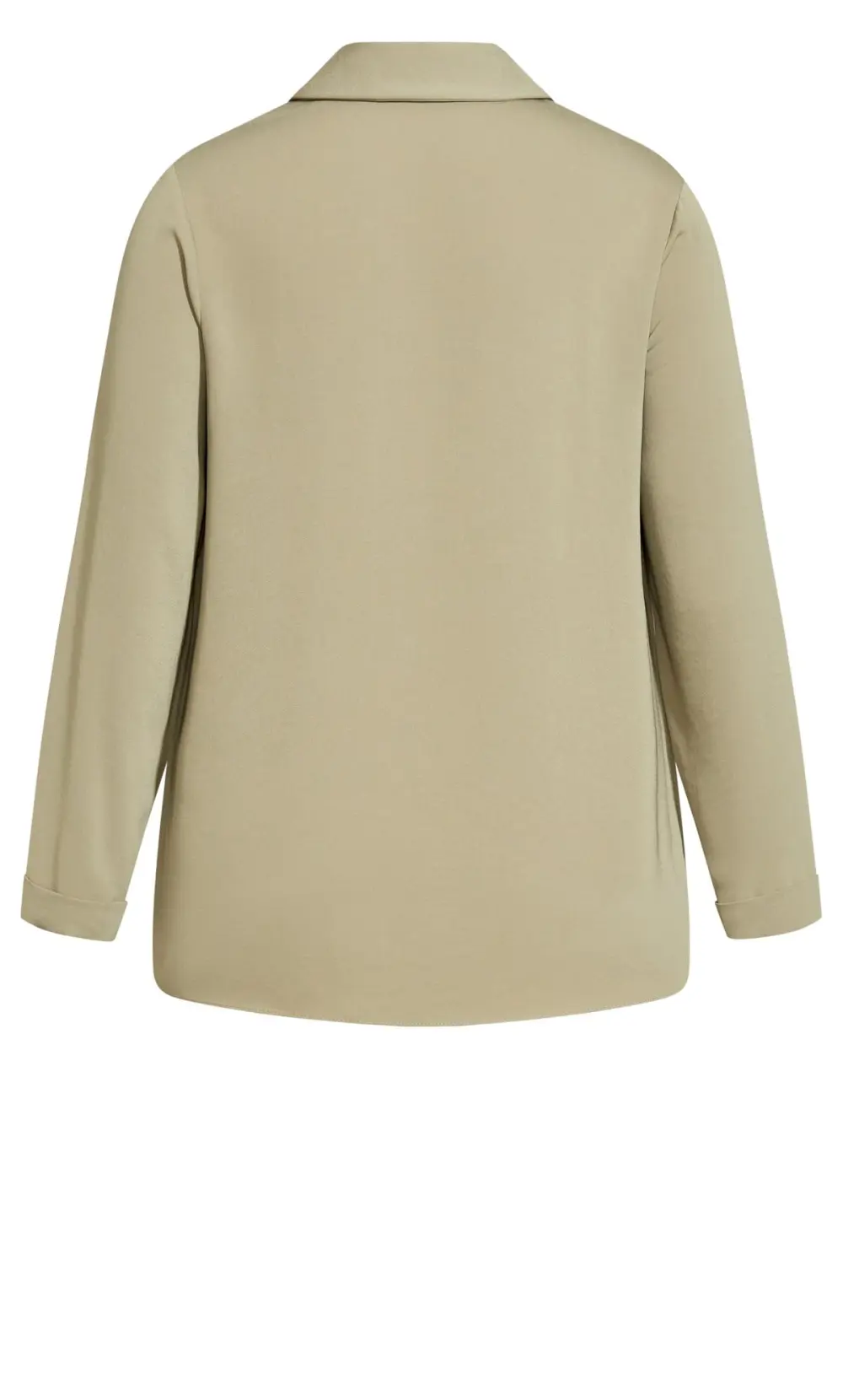 Evans Olive Green Oversized Blazer