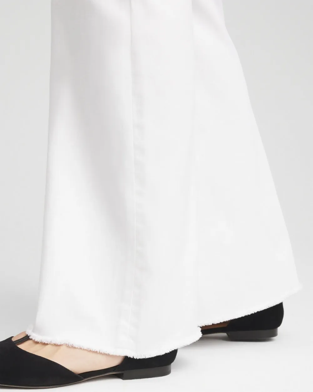 White Flared Denim Jeans