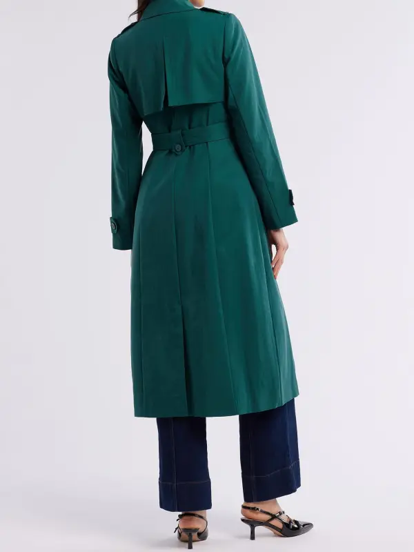Green Classic Trench Coats