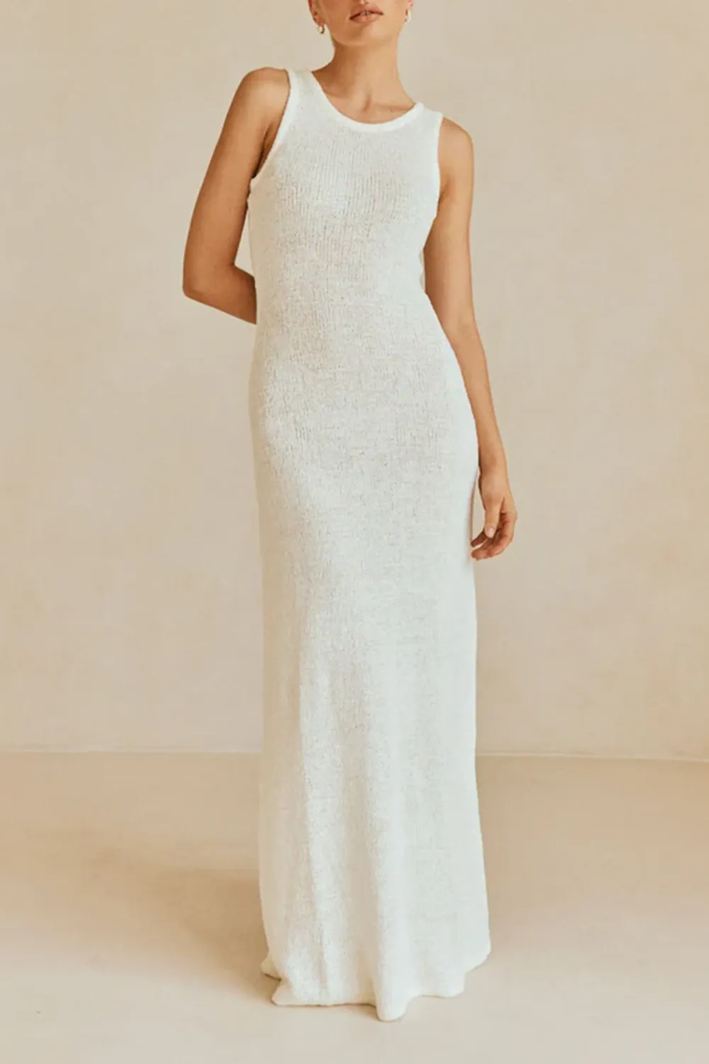 Sleeveless Knit Maxi Dress