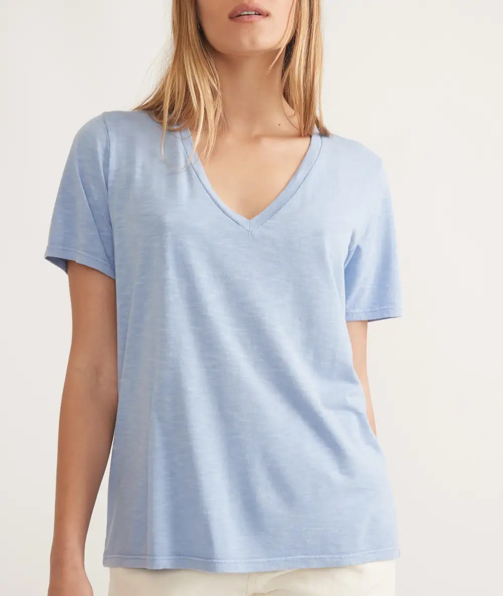 Hydrangea V Neck Tee