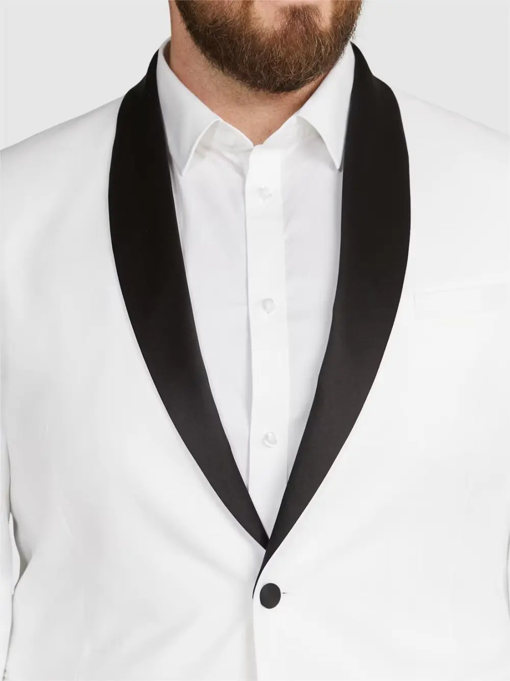 IVORY TUXEDO SUIT JACKET