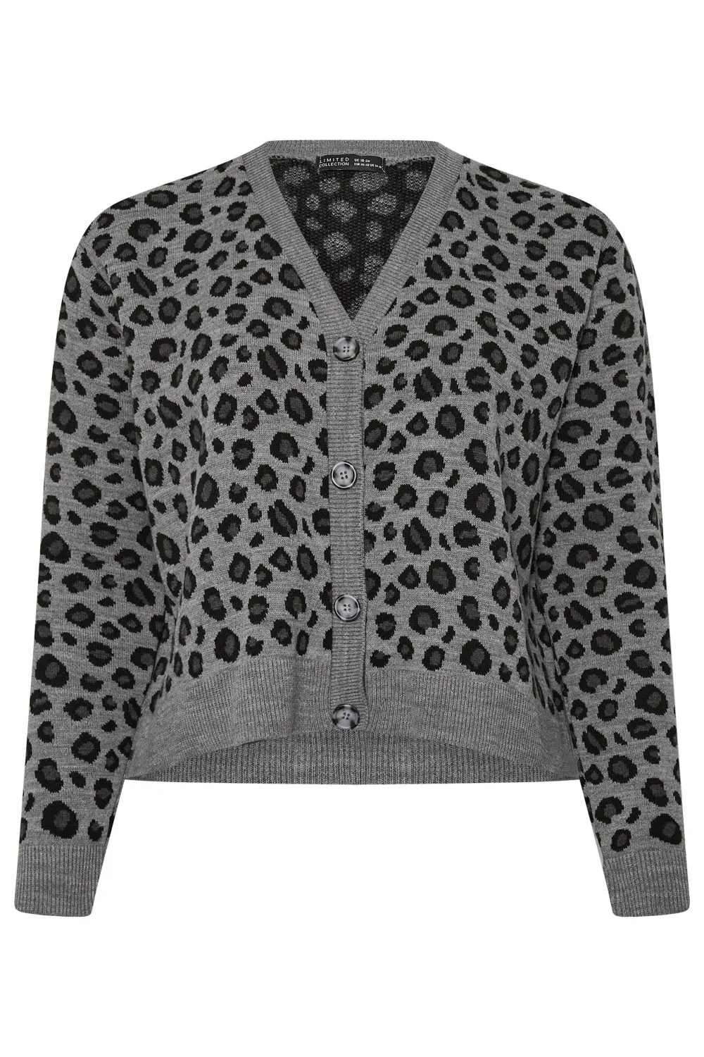 LIMITED COLLECTION Curve Blue Snowflake Knitted Cardigan