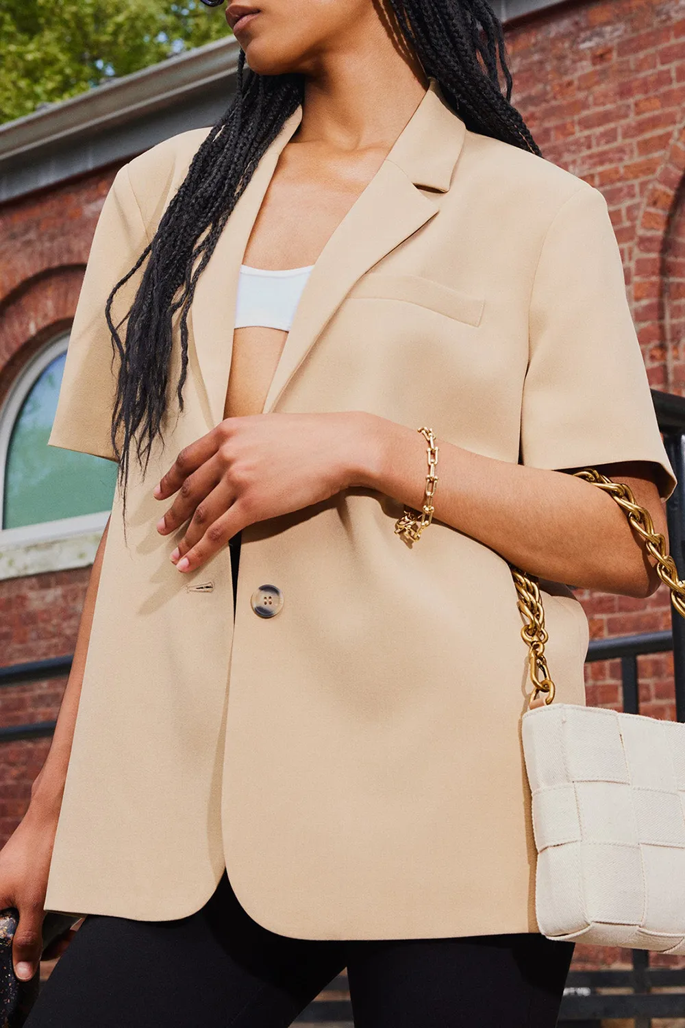 REGULAR BLAZER KHAKI