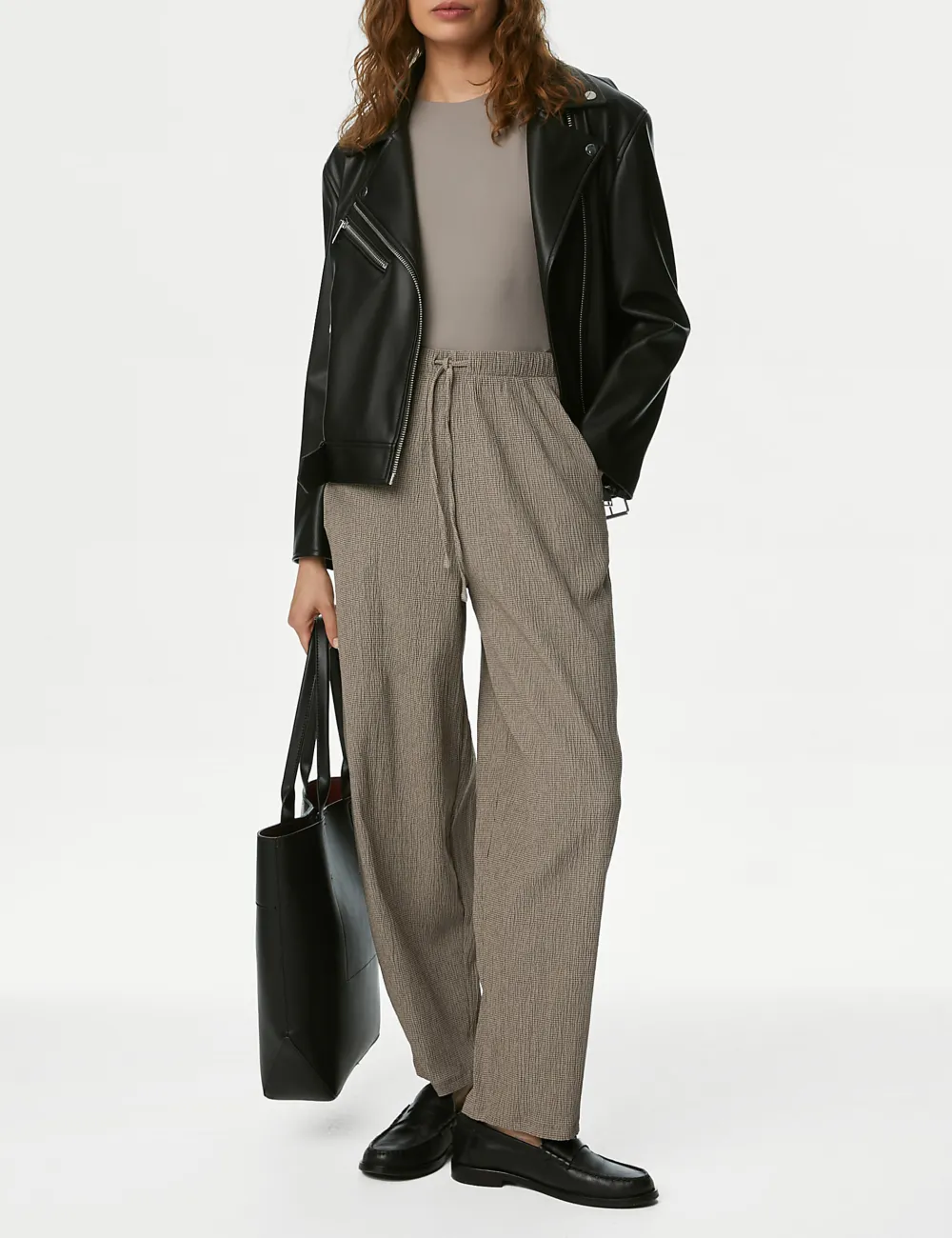 Brown Wide Leg Pants