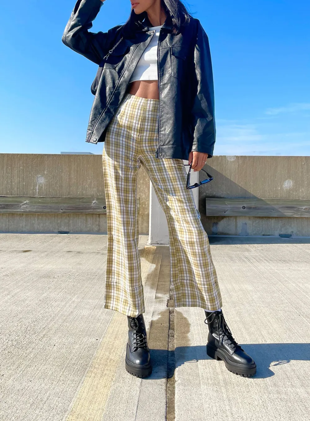 Classic Faux Leather Button Up Jacket